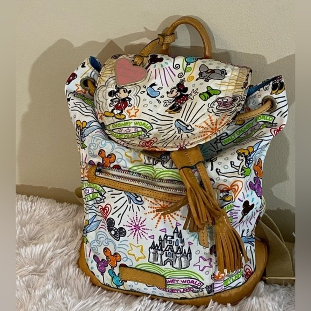 Limited Edition Vintage Dooney & Bourke Disney Sketch Backpack